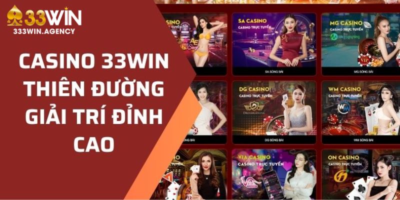Những sảnh game chất lượng nhất tại sảnh Casino